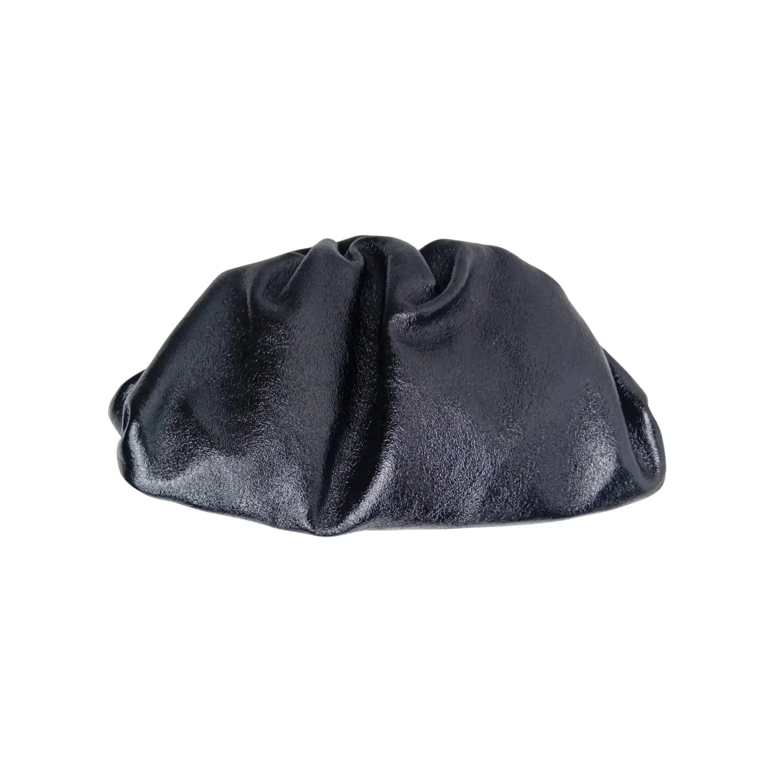 Clutch metallizzata argento in vera pelle - borsa clutch