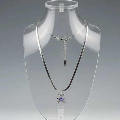 Collana Sweetheart con Ciondolo Orsetto - collana catena serpente