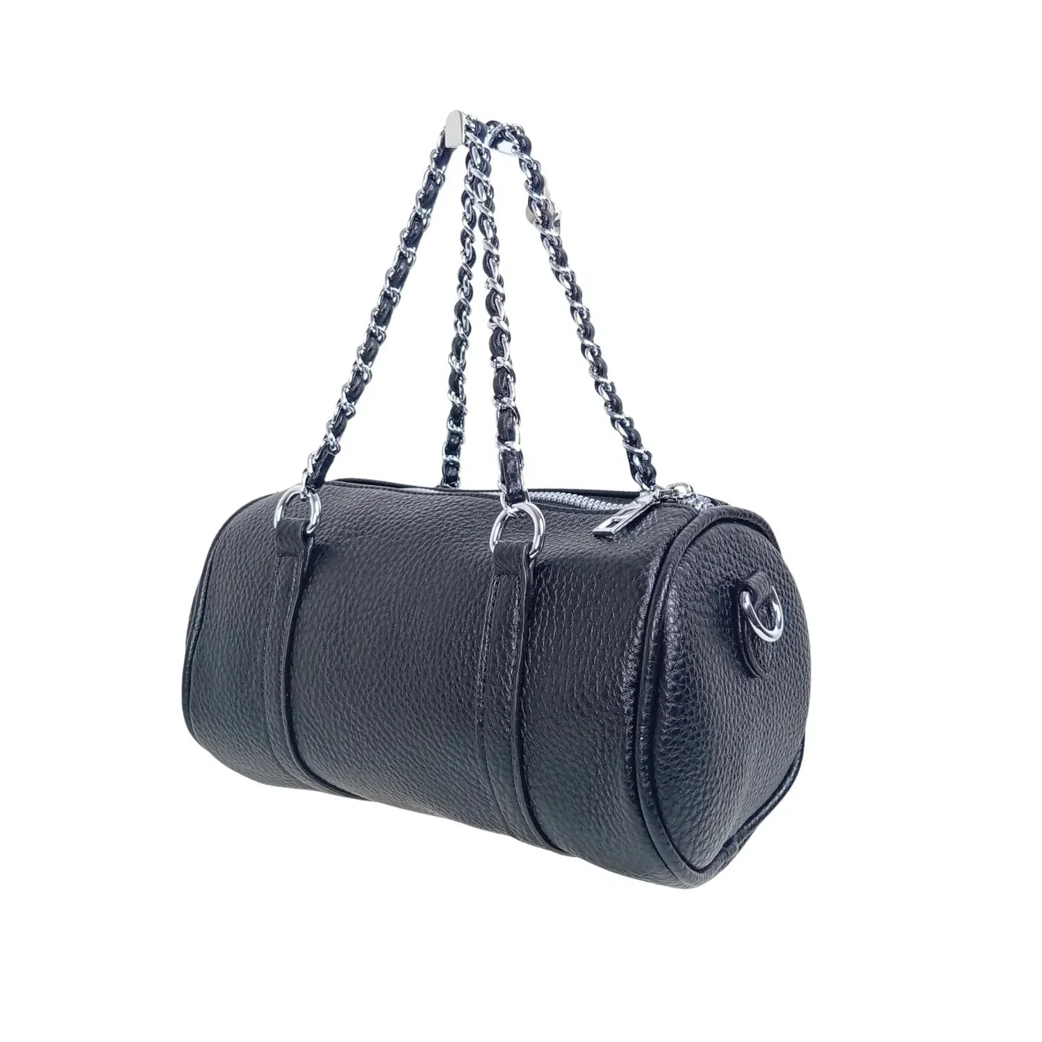Cylinder-shaped shoulder bag MS-6885 - Stile Donna Bags