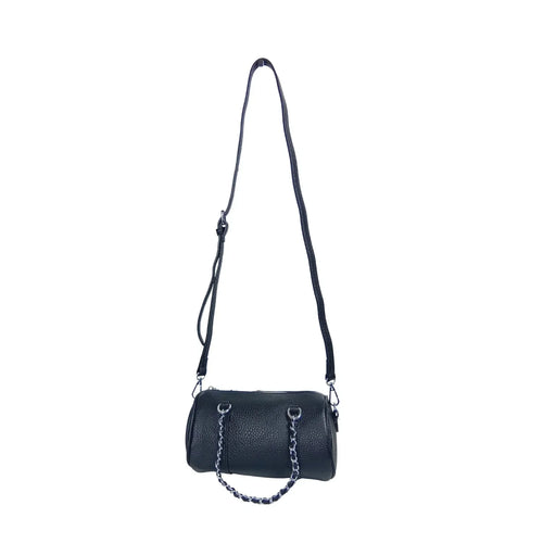 Cylinder-shaped shoulder bag MS-6885 - Stile Donna Bags