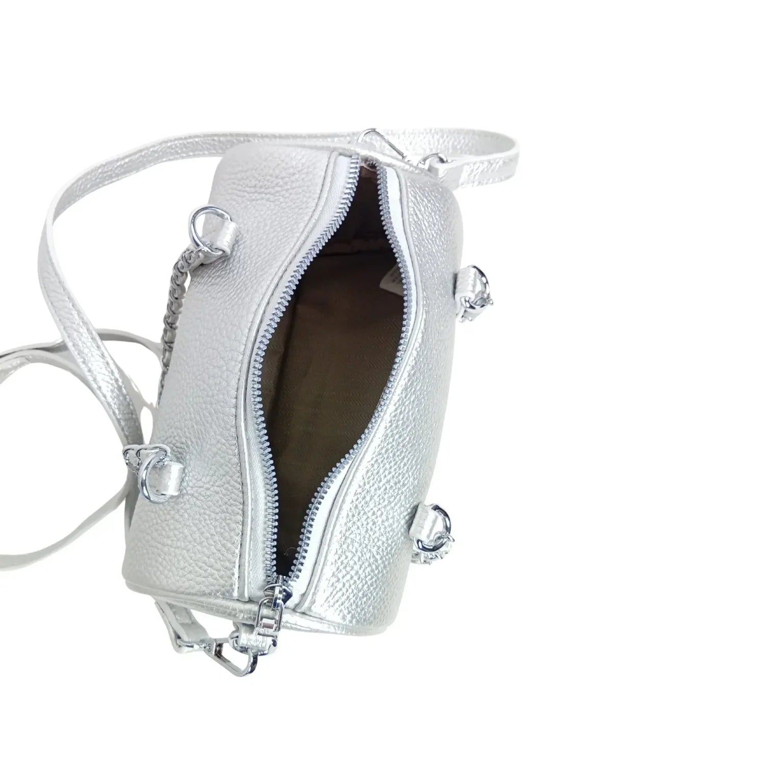 Cylinder-shaped shoulder bag MS-6885 - Stile Donna Bags