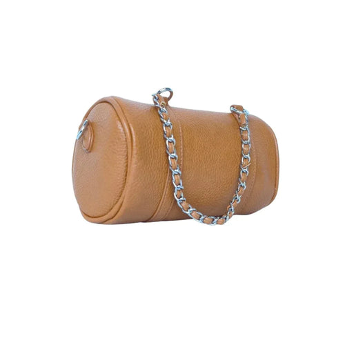 Cylinder-shaped shoulder bag MS-6885 - Stile Donna Bags