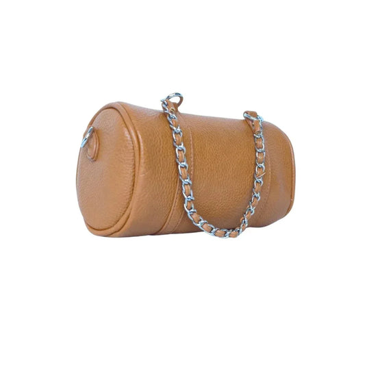 Cylinder-shaped shoulder bag MS-6885 - Stile Donna Bags