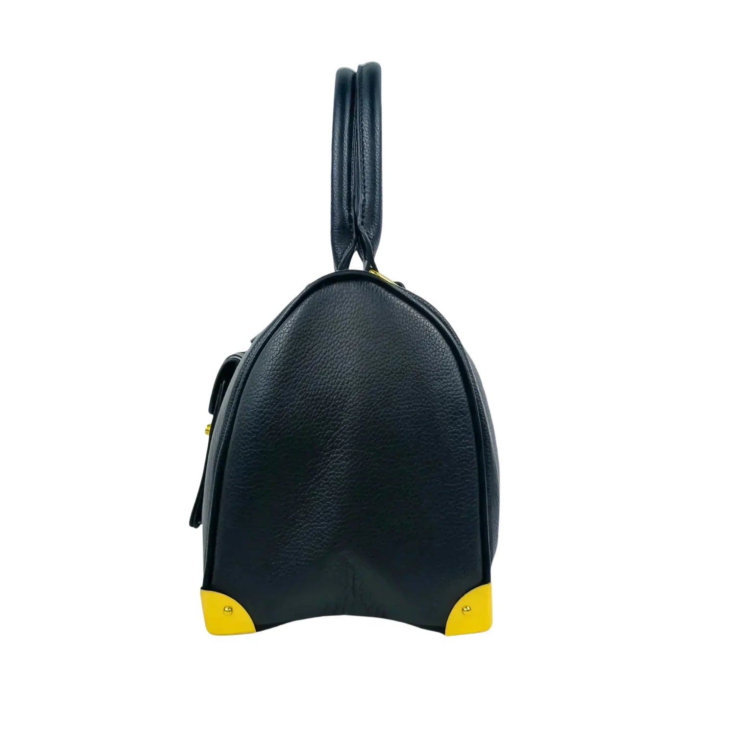 Enrico Doctor Bag - Black Leather MS-4449 - Stile Donna Bags