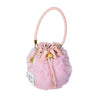 Faux Fur Bucket Bag with Shoulder Strap - MS-8394 - Stile Donna Bags
