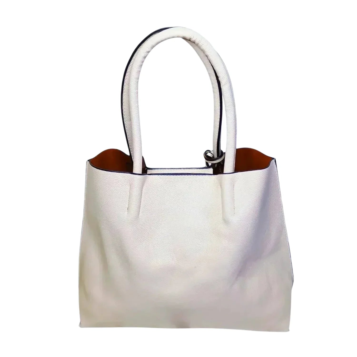 Faux Leather Tote Bag - MS-0630 - Stile Donna Bags