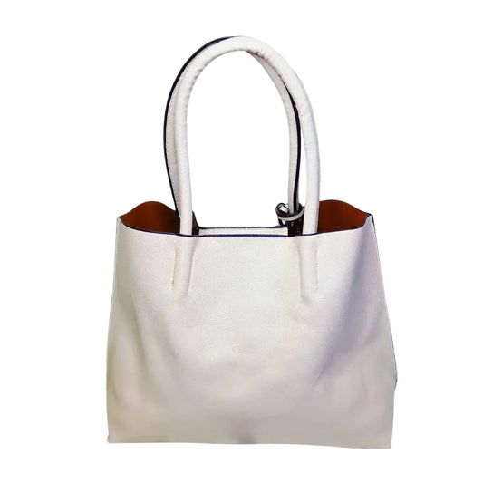 Faux Leather Tote Bag - MS-0630 - Stile Donna Bags