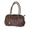 Fur Leather Handbag - MS-7158 - Stile Donna Bags