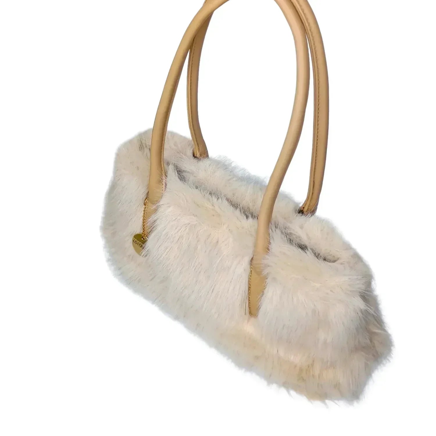 Fur Leather Handbag - MS-7158 - Stile Donna Bags