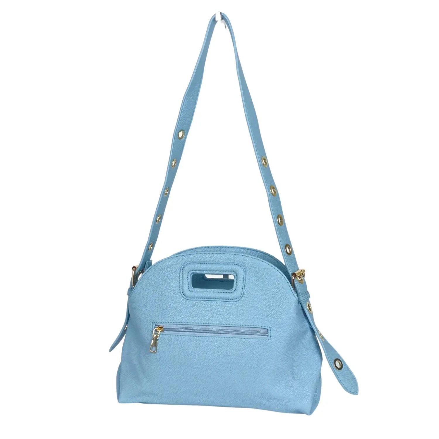 Grommet Accent Shoulder Bag - Stile Donna Bags