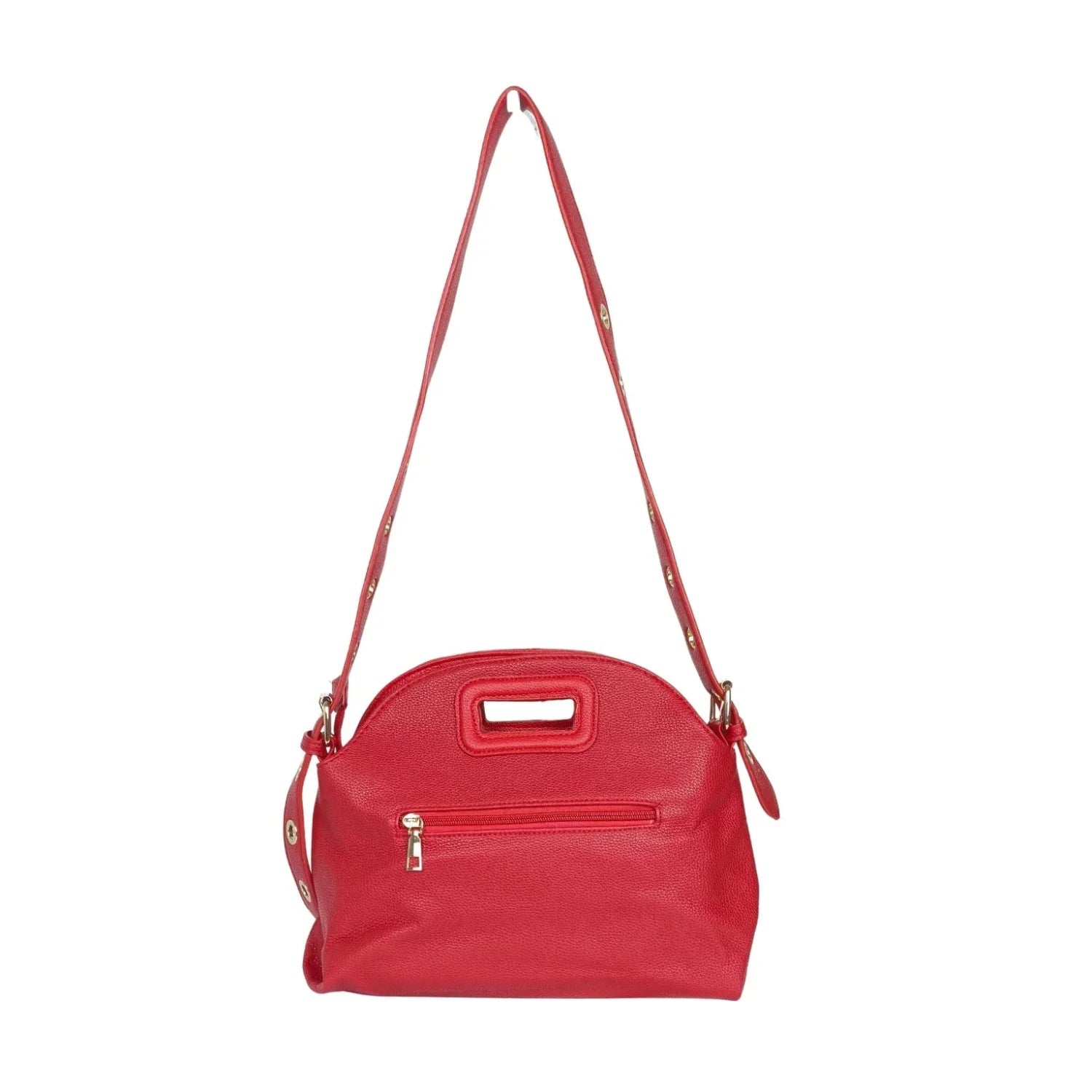 Grommet Accent Shoulder Bag - Stile Donna Bags