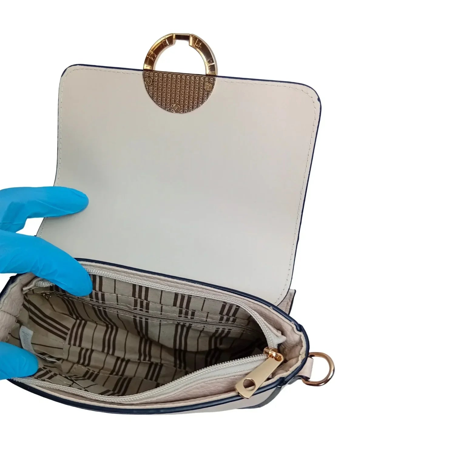 Half Moon Leather Crossbody Bag - MS-7611 - Stile Donna Bags