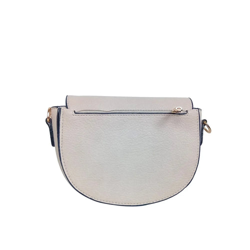 Half Moon Leather Crossbody Bag - MS-7611 - Stile Donna Bags