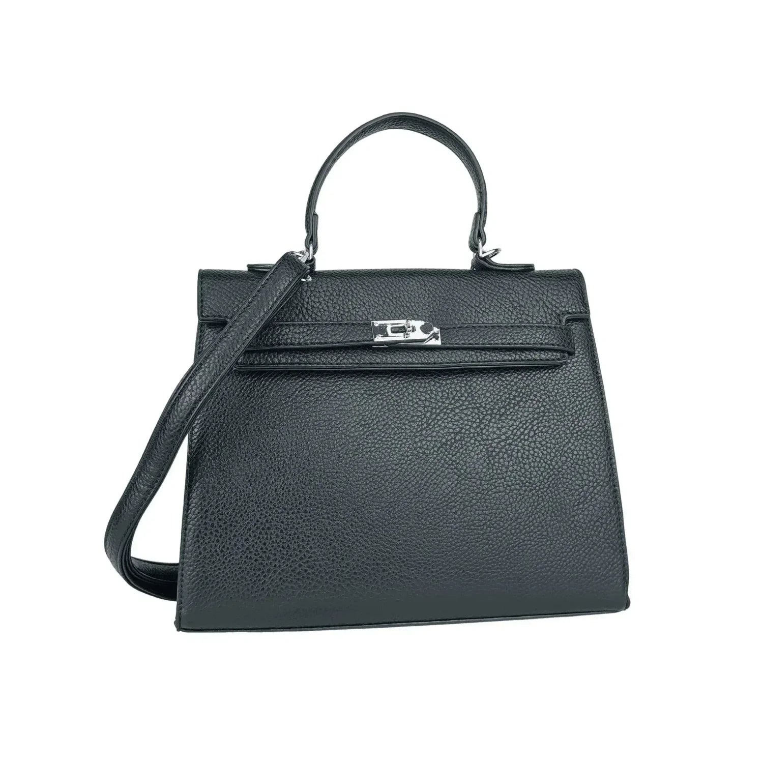 Handbag with Silver Metal Details MS-7528 - Stile Donna Bags