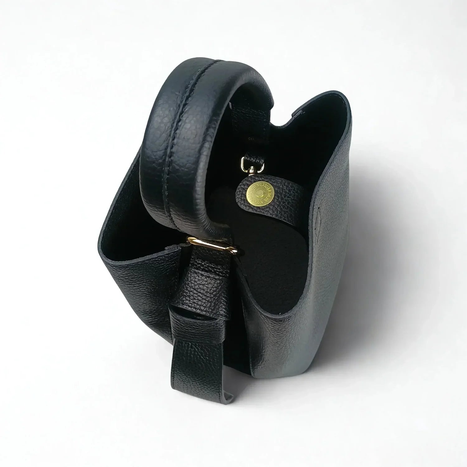 Italian Leather Bucket Bag MS-3265 - Stile Donna Bags