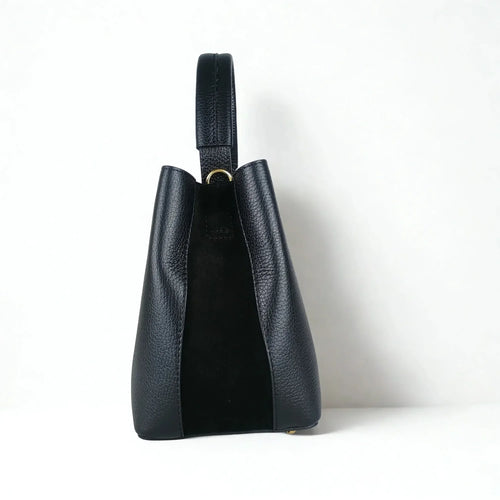 Italian Leather Bucket Bag MS-3265 - Stile Donna Bags