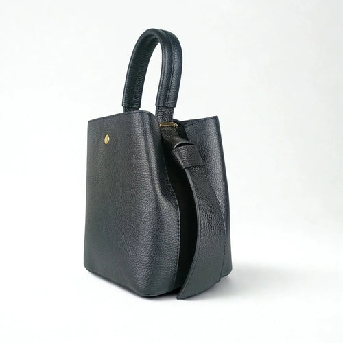 Italian Leather Bucket Bag MS-3265 - Stile Donna Bags