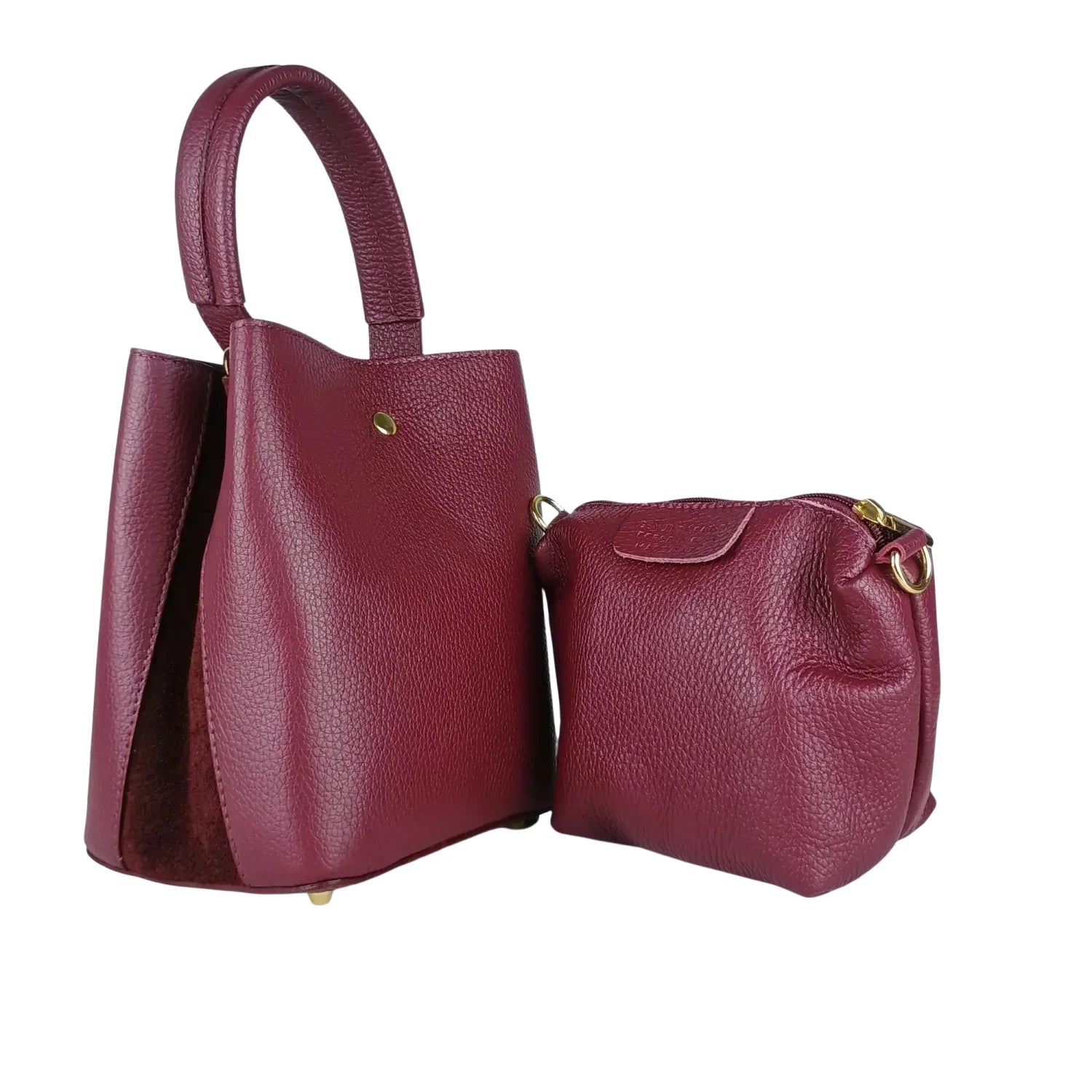 Italian Leather Bucket Bag MS-3265 - Stile Donna Bags