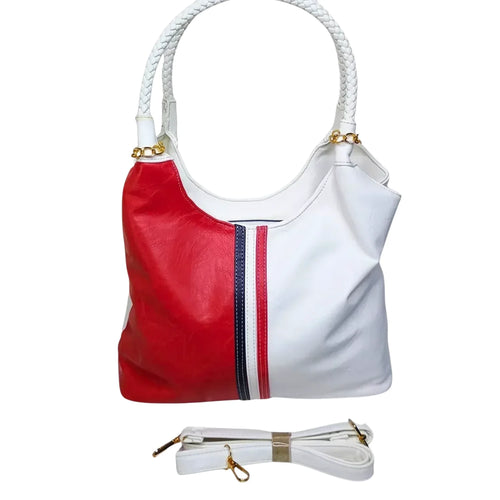 Leather Bag with Removable Strap MS-0354 - Stile Donna Bags