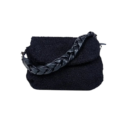 Leather Handbag with sturdy rug Materia MS-9834 - Stile Donna Bags