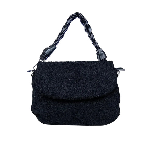 Leather Handbag with sturdy rug Materia MS-9834 - Stile Donna Bags