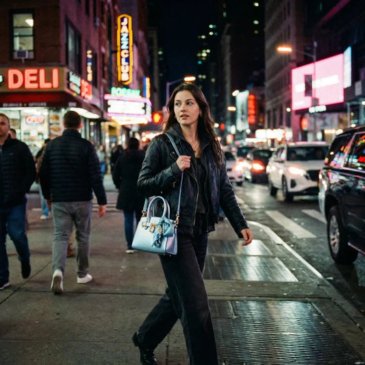 Leather Mini Bag MS-6539 - Stile Donna Bags