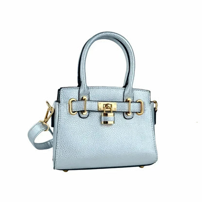 Mini Bag in Pelle MS-6539 con Tracolla Removibile - borsetta mini pelle
