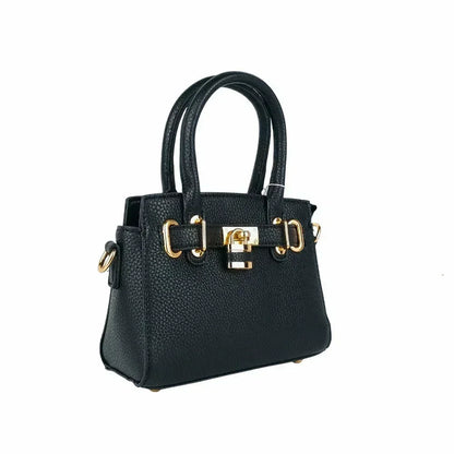 Mini Bag in Pelle MS-6539 con Tracolla Removibile - borsetta mini pelle