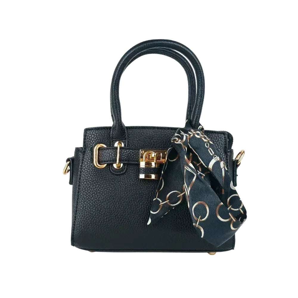 Mini Bag in Pelle MS-6539 con Tracolla Removibile - borsetta mini pelle