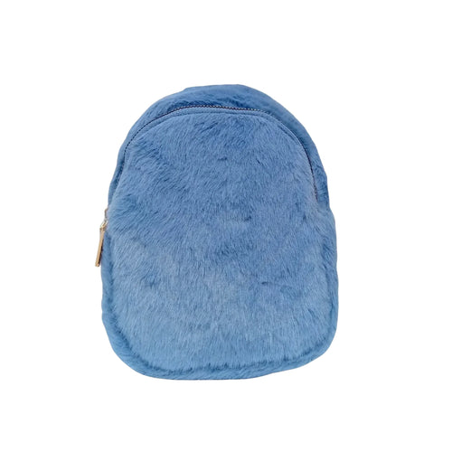 Mini faux fur crossbody bag - Stile Donna Bags