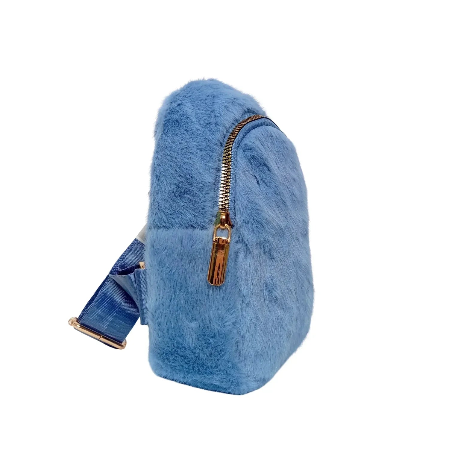 Mini faux fur crossbody bag - Stile Donna Bags