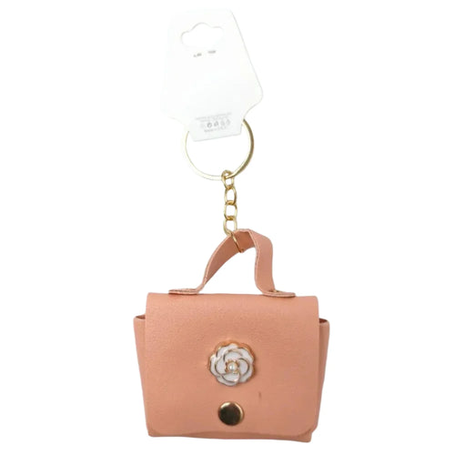 Mini Floral Wallet Key Charm – Coin Pouch - Stile Donna Bags