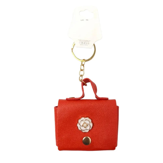 Mini Floral Wallet Key Charm – Coin Pouch - Stile Donna Bags