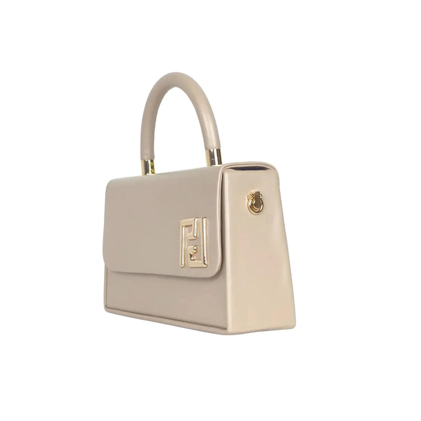 Mini Satchel con Top Handle Effortlessly Elegant Fendi - borsa fendi beige