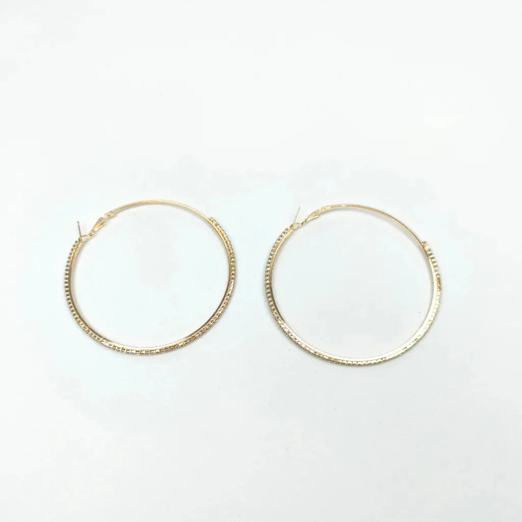 Orecchini a Cerchio Testurizzati di Lusso - orecchini cerchio d’oro