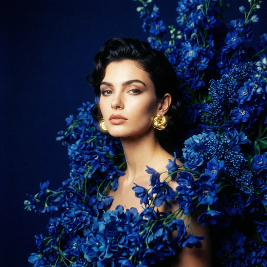 Orecchini a Perno Chunky Knot in Acciaio Inossidabile - orecchini spirale dorata