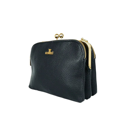 Pochette a tracolla in pelle versatile MS-8189 - borsa