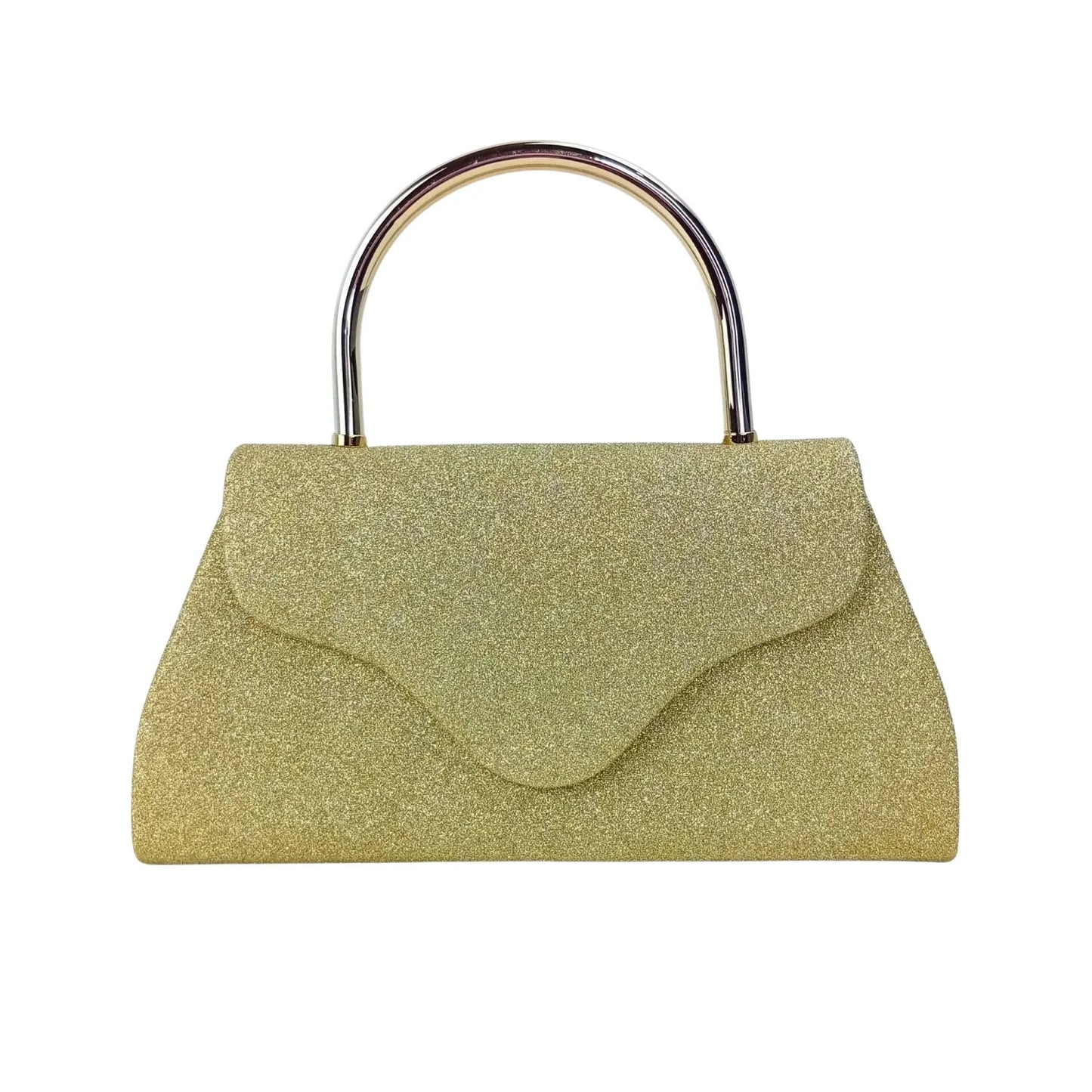 Pochette da Sera Glitter Elegante - clutch glitter dorato