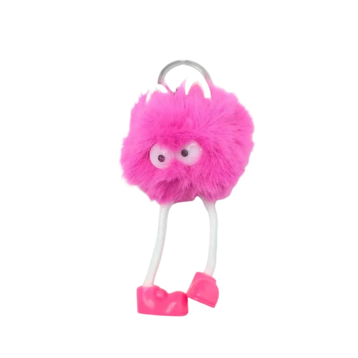 Pom Pom Character Bag Charm – Cute Keychain Accessory - Stile Donna Bags
