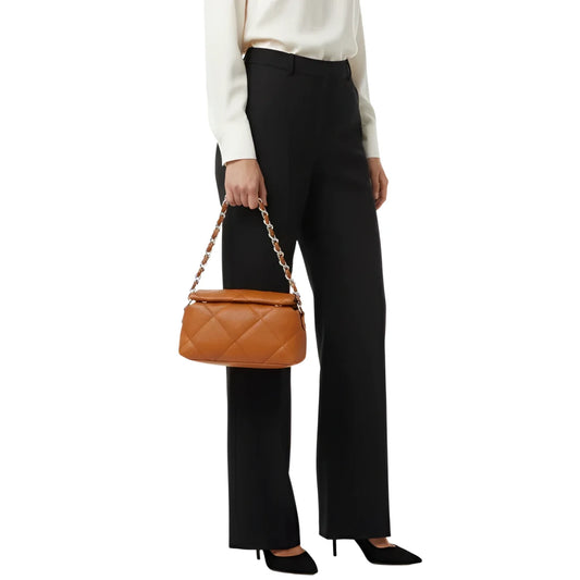 Portable leather crossbody bag MS-8736 - Stile Donna Bags