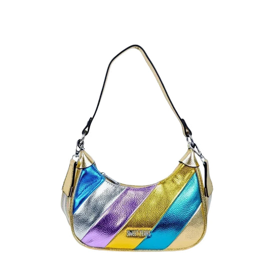 Rainbow Metallic Crossbody Bag - MS-0008 - Stile Donna Bags