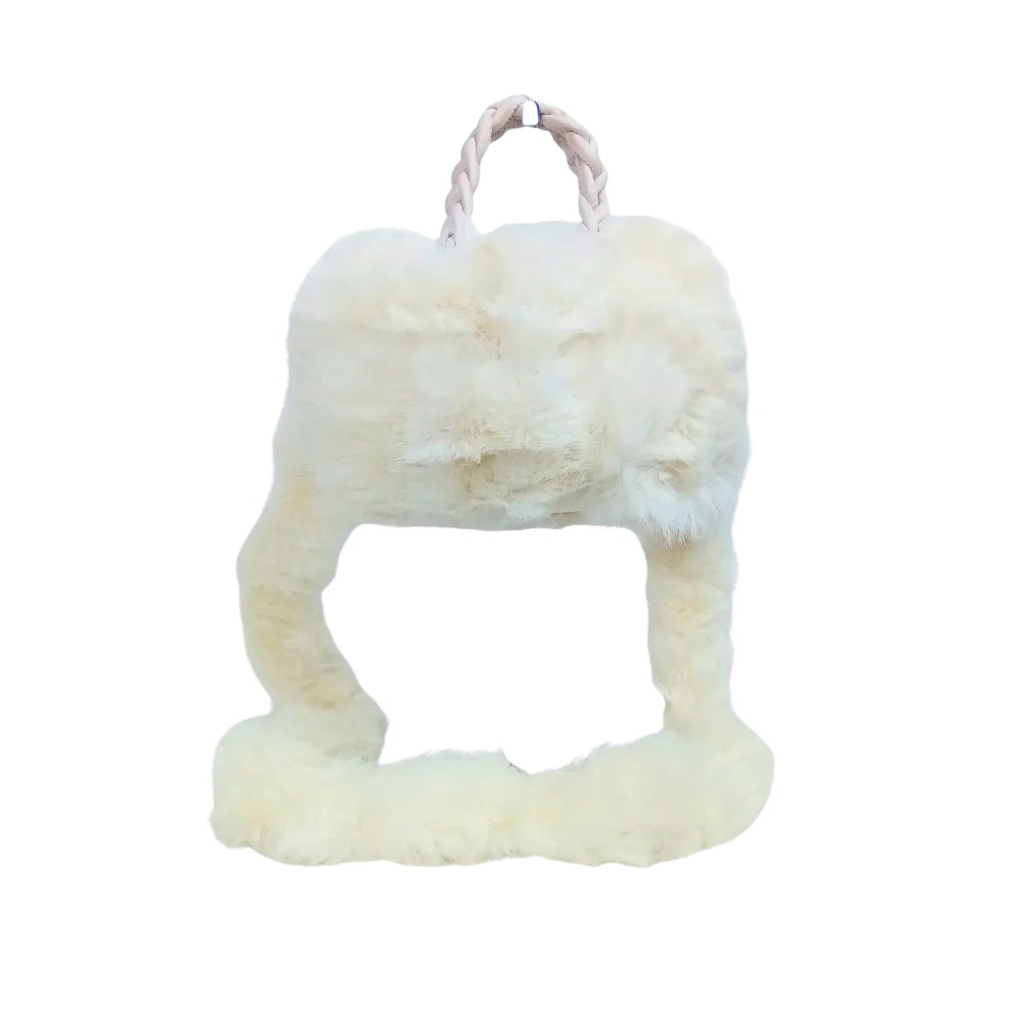 Soft fuzzy faux-fur handbag MS-0560 - Stile Donna Bags