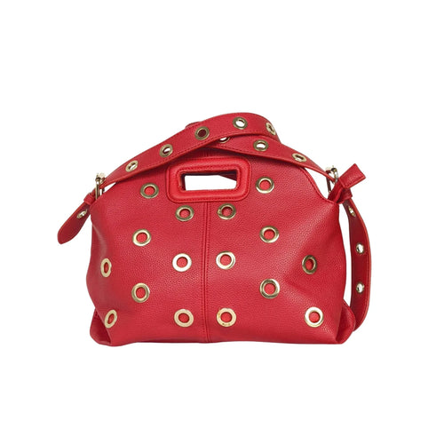 Grommet Accent Shoulder Bag - Stile Donna Bags