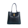Structured top-handle bag with gold-tone hardware MS-2501 - Stile Donna Bags
