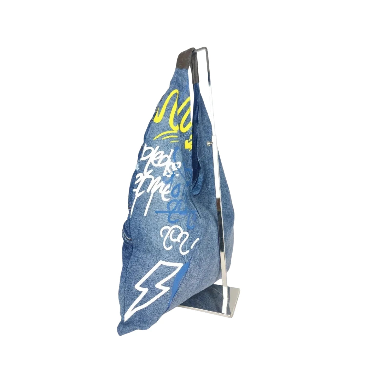 Stylish Graphic Print Denim Hobo Tote Bag - Stile Donna Bags