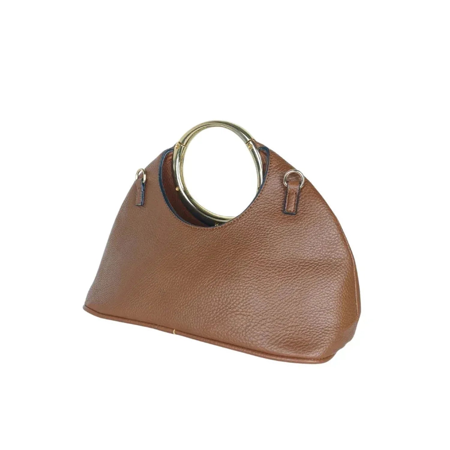 The circle Leather handbag MS-5593 - Stile Donna Bags