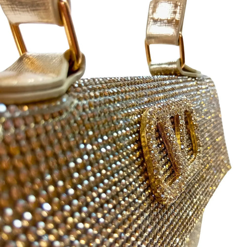 Valentini Rhinestone Clutch Bag MS-9049 - Stile Donna Bags