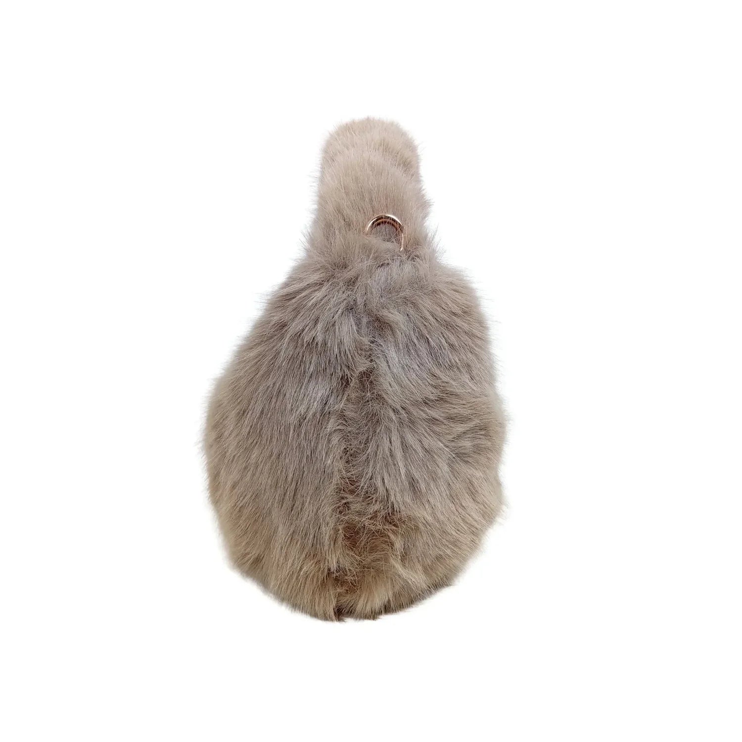 Vanilla faux-fur mini hobo handbag MS-2167 - Stile Donna Bags