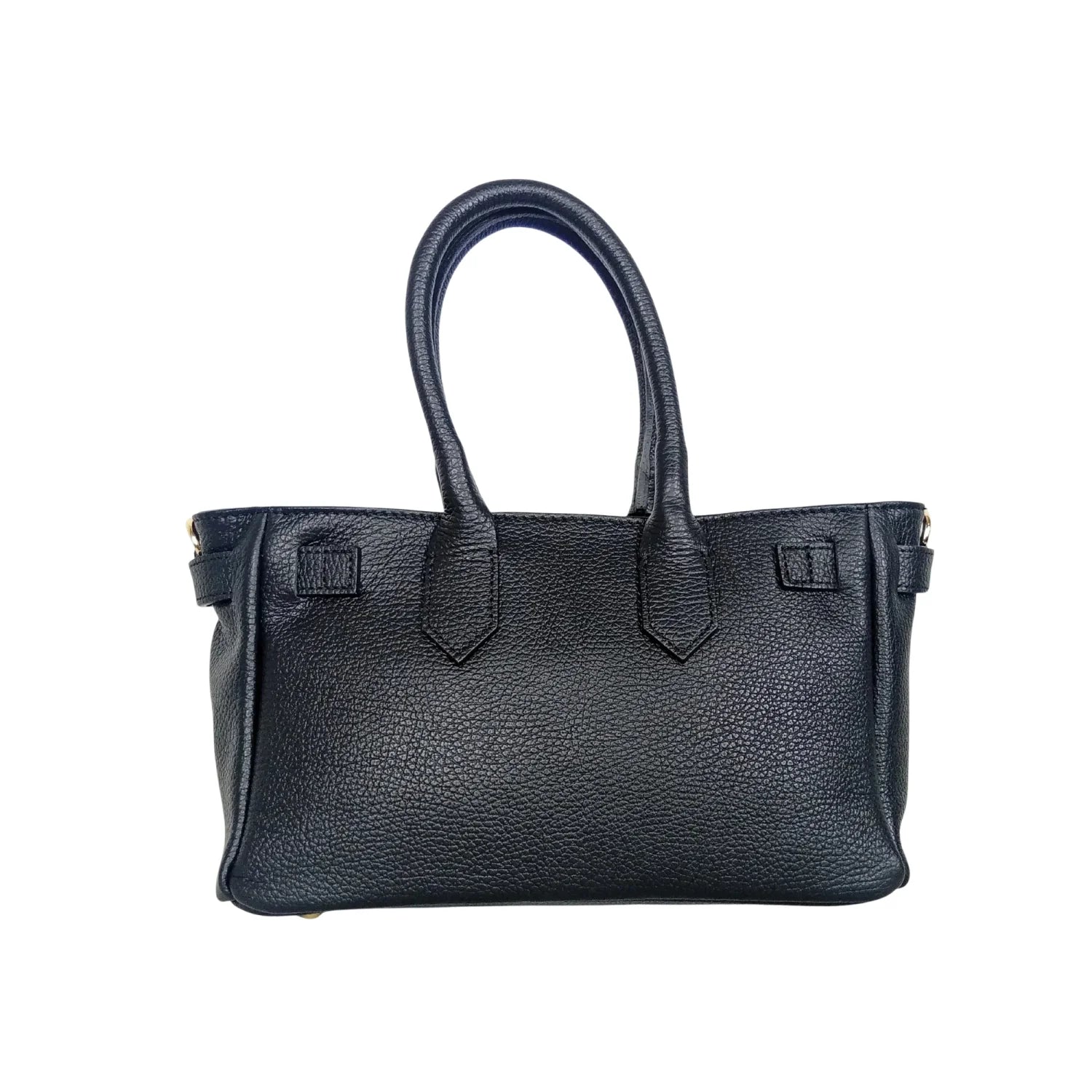 Velinara MS-0787 full-grain leather handbag with detachable strap - Stile Donna Bags