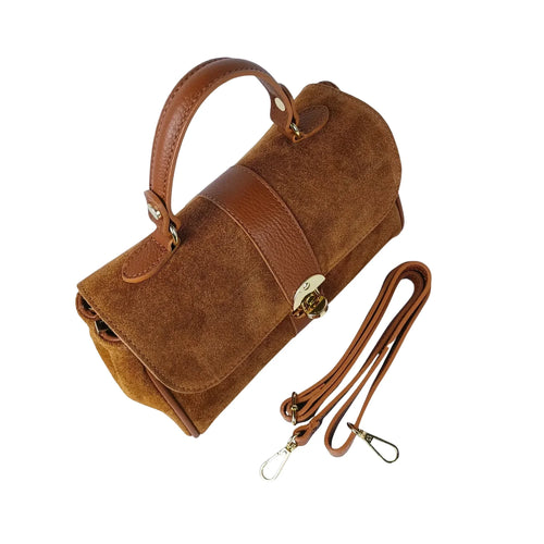 Venezia Suede Leather Bag MS-9569 - Stile Donna Bags